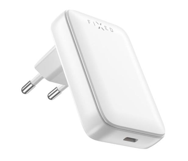 FIXED Płaska Ładowarka Sieciowa Slim Travel GaN 30W 1xUSB-C PD FIXCG30S-C-WH - 1342421 - zdjęcie